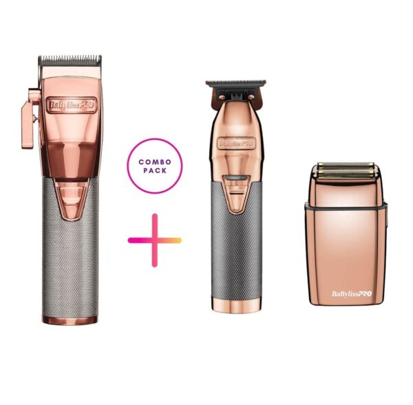 Combo OFERTA CORTAPELO + TRIMMER + AFEITADORA ROSEFX