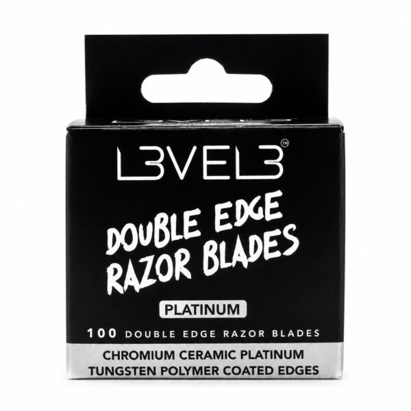 Hojillas Level3 para Barbería – Professional Razor Blades 100 Hojillas Dobles
